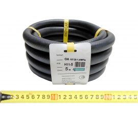 Шланг резиновый 3-х слойный маслобензостойкий ГОСТ 10362-2017 (16х25 мм; 16 атм.; бухта 5 м) Andycar H11-5 