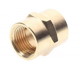 Соединитель резьбовой F1/2"xF1/2" ЭВРИКА ER-FF08/08 