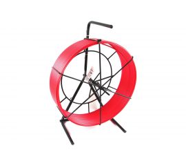 Протяжка для кабеля мини OlmiOn УЗК d=6 мм L=60 м в напольной кассете №3, красный СП-К3-6/60 