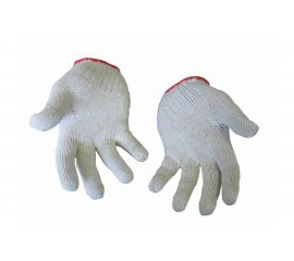 Перчатки х/б без ПВХ A-VM 100 пар DR6017 