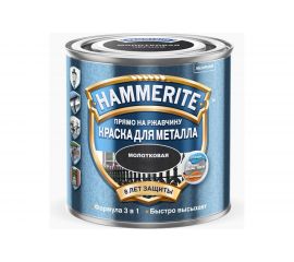 Молотковая эмаль HAMMERITE HAMMERED по ржавчине, золотистая 0,75л 5093452 