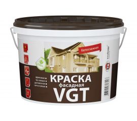 Фасадная краска VGT ВД АК 1180 Белоснежная 15кг 11601943 