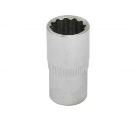 Головка торцевая 12-гранная (12 мм; L=25 мм; 1/4DR) ROCKFORCE RF-5291250 
