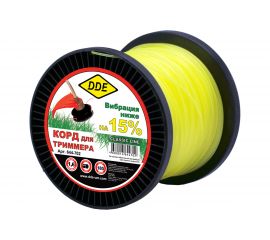 Корд триммерный (1.6 мм; 180 м; круг; желтый) DDE 644-702 