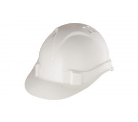 Каска защитная из ударопрочной пластмассы (белая) СИБРТЕХ 89114 
