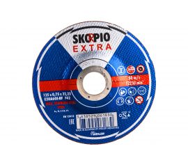 Круг отрезной по нержавеющей стали EXTRA (125х0.75х22.23 мм; E20A60S-BF; F42) SKORPIO 710209 
