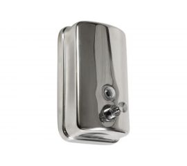 Настенный металлический дозатор для жидкого мыла Аквалиния 800 мл 800ML 
