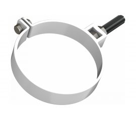 Универсальный хомут трубы Технониколь (ПВХ; длина 140 мм; белый) TN374724 