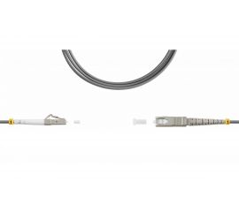 Оптический патч-корд TopLAN симплексный, MM 62,5/125, 0,5 м, PC-TOP-OM1-LC/P-SC/P-0.5 