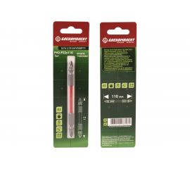 Бита двусторонняя (110 мм; PH2xPZ2; сталь S2) БОЕКОМПЛЕКТ BPH2PZ2-110DOUBLE 