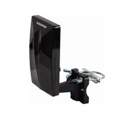 Комнатная и наружная активная антенна Kromax TV FLAT-13 black 78965 