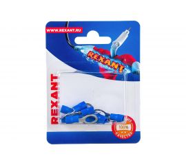 Кольцевой изолированный наконечник REXANT d 8,4 мм 1,5-2,5мм2 НКи 2.5-8 синий 10 шт 06-0421-A 