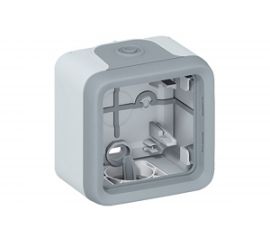 Установочная коробка Legrand ОП 1-м Plexo серый Leg 069651 125005 