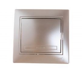 Выключатель Lezard Мира жемчужно-белый перламутр со вст. 701-3030-100 