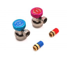 Комплект Г-образных быстросъемных адаптеров с дополнительными штуцерами Car-Tool CT-M1006 