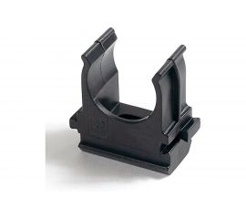 Крепёж-клипса для труб Промрукав Полистирол черная д20 в малой упаковке 10 шт. PR13.0210 