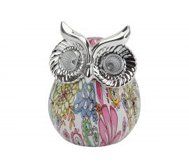 Садовый светильник на солнечной батарее ЭРА ERAFYS01-03 Сова, полистоун, 15 см Б0038496 