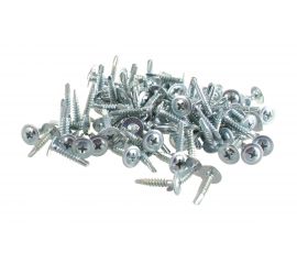 Оцинкованный саморез по металлу с прессшайбой КрепСтройГрупп 4,2х19 сверло, 400 шт. 145340 