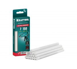 Ультрамощные прозрачные клеевые стержни KRAFTOOL Ultra Power 16 шт, 7x150 мм 06837-16 