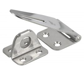 Калиточ��ый переброс с ушком VORMANN 80х30х37 мм, нержавеющая сталь 010090080 