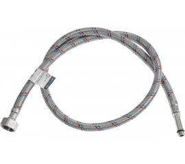 Подводка для смесителя СТМ сталь, 1/2xM10x150 см., длинный штуцер CWFLS150 