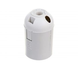 Подвесной пластиковый патрон IEK, Ппл27-04-К02 Е27, белый, индивидуальный пакет EPP10-04-02-K01 