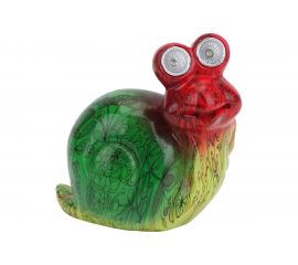 Садовый светильник на солнечной батарее ЭРА ERAFU01-02 Улитка, полистоун, 14 см Б0038495 