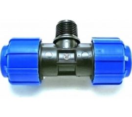 Тройник с наружной резьбой ПОЛИТЭК 40х1 1/4х40 51411440 