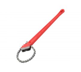 Односторонний цепной ключ с двойными губками REKON 24" 028424 