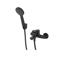 Смеситель для ванны IDDIS Ray черный RAYBL02i02 