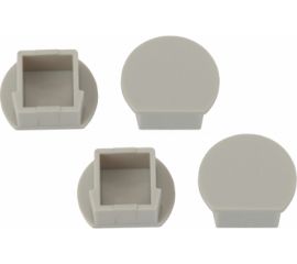 Набор заглушек для профиля LF281 ЭРА 1915-3A 4 глухие круглые Б0039459 