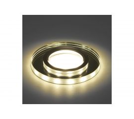 Потолочный встраиваемый светильник FERON со светодиодной подсветкой 15LEDх2835 SMD 4000K, MR16 50W 41911 