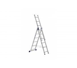 Трехсекционная универсальная алюминиевая лестница Алюмет Серия H3 5306 