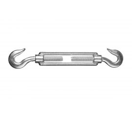 Талреп STAYER DIN 1480, крюк-крюк, М16, 2 шт, оцинкованный, 30525-16 