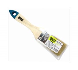 Кисть ON малярная плоская Евро нат. щетина 1,5 38мм дер.ручка 02-01-215 