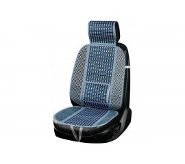 Накидка для сиденья SKYWAY Summer-04 с поддержкой спины, бамбук синий, 1 шт. S01302049 