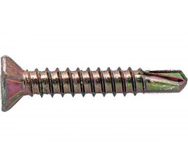 Оконный саморез с буром ЕВРОПАРТНЕР желтый цинк 3,9х19 38шт. 14 3919 1 