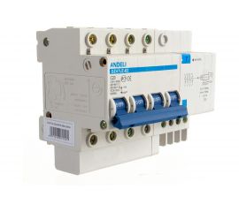 Дифференциаль автомат ANDELI DZ47LE-63 4P 20A 30mA тип AC х-ка С ADL02-011 