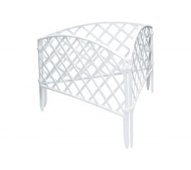 Декоративный забор Россия Плетенка 24x320 см белый 65021 