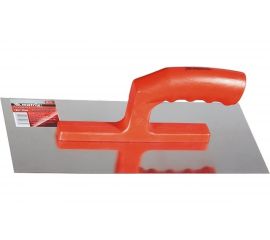 Стальная гладилка 280х130мм, зеркальная полировка, пластмас. ручка MATRIX 86774 