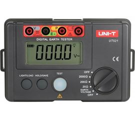 Цифровой измеритель сопротивления заземления до 2000 ом UNI-T UT521, 00-00004329 