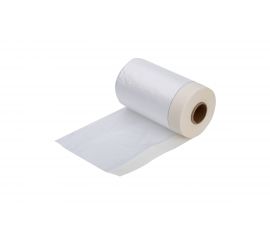 Пленка защитная с малярной клеящей лентой (0.55х20 м) Лазурный берег ЛБ 55см х 20м 