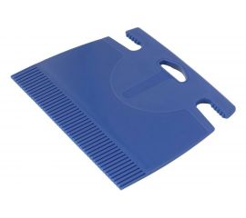 Пластиковый шпатель для клея зубчатый В3 180х120мм зуб 1мм Мелодия цвета 180120/1 