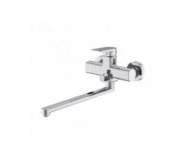 Смеситель для ванны IDDIS Bridge с длинным изливом BRDSB02i10WA 