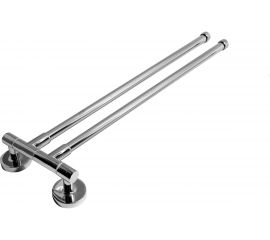 Поворотный полотенцедержатель Аквалиния 2 крючка 04.CS-904 