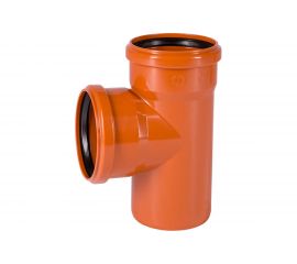 Тройник наружной канализации Ostendorf 87 градусов, 125х110 221410 
