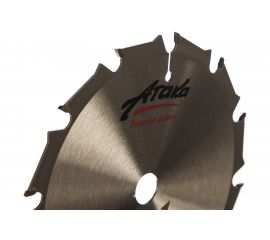 Диск пильный по газобетону, строительному дереву (160х16 мм; 12T; б/рез) АТАКА 7088850 