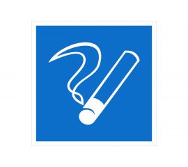 Наклейка-информационный знак REXANT Место курения, 200х200мм 56-0033 