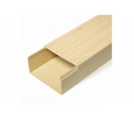 Кабель-канал Промрукав сосна 2-й замок 80х40 2-х метровый PR.025451 