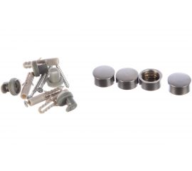 Зеркалодержатель Tech-Krep d17мм без сверления, хром матовый комплект - пакет 112588 